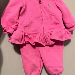 Polo by Ralph Lauren Pink Kids Matching Set